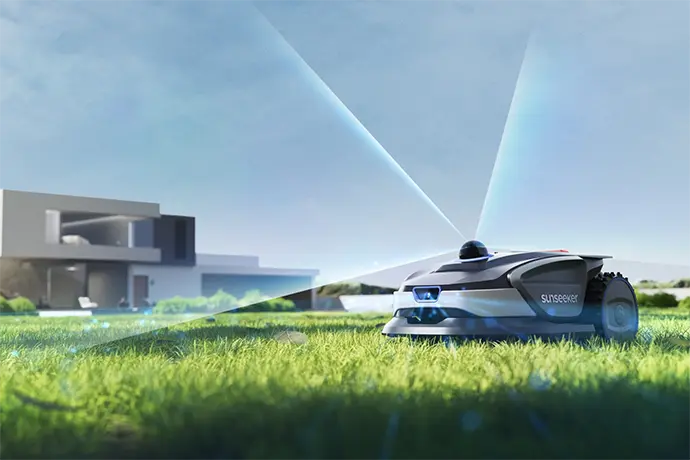 „Sunseeker Robotics“ Parodoje „Equip Expo 2025“ Pristato „S4“ – Pirmąjį Savo Robotinį Vejapjovę Su LiDAR Technologija.
